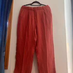 J. Crew Women's Red Trousers